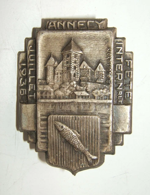 Ancien Insigne épinglette Ecole Du Ski Le Cabri - Signé Aubert Paris - Années 1960