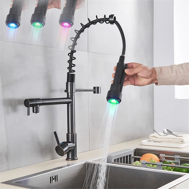 Moen Küchenarmatur Mit Hohem Auslauf & Power Boost – Herausziehbar, Fleckenresistent, Edelstahl