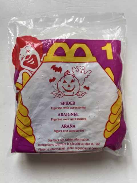*NIP* 1996 McDonalds Halloween Happy Meal Chicken McNugget Buddies #1 Spider 