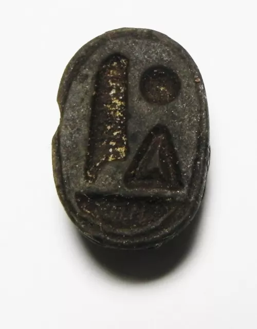 Zurqieh -As10259- Ancient Egypt, Frit (Glass Like) Scarab. New Kingdom. 1300 B.c