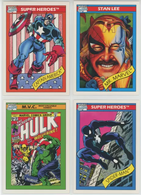 1990 Impel Marvel Universe Trading Card Set Series 1 1-162 EX-NM - PICK FROM LOT