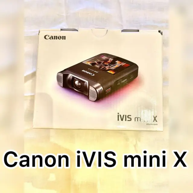 Canon Digital Camcorder iVIS mini X 12.8 MP Video Camera CMOS Sensor IVISMINIX