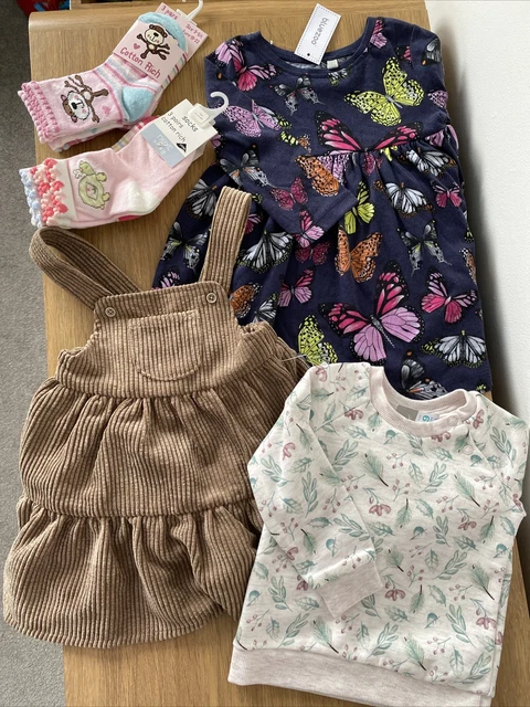 Baby Girl Clothes Bundle  9 Pieces  6/9 Months Bnwt Rrp £30