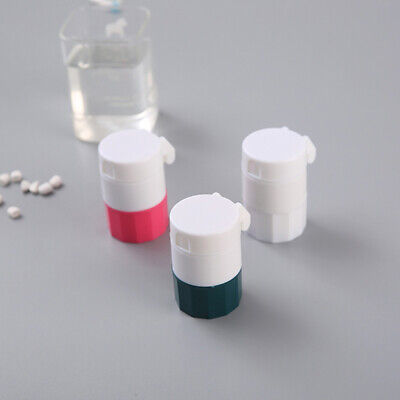 Estuche de píldora portátil de color aleatorio medicina divisor de píldoras medicina -CJ