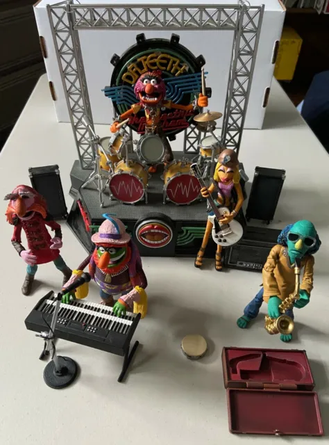 Palisades Muppet Show ELECTRIC MAYHEM BAND Figures Used Some Accessories Muppets