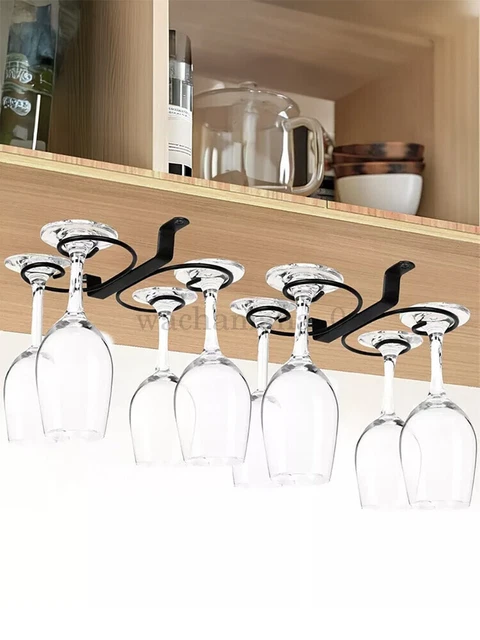 Countertop Glass Rack Under Cabinet Under Counter Wine Glass Rack