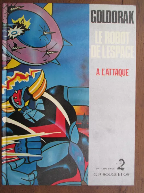 Goldorak Le Robot De L'espace A L'attaque  Rouge Et Or 1978