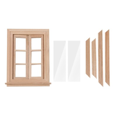 Dolls House miniatura 1:12 SCALA 4 LEGNO NATURALE veranda portico montanti ad angolo 
