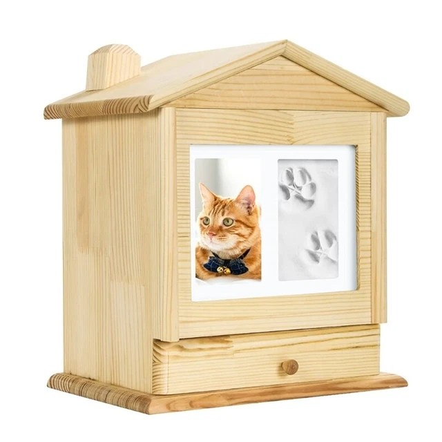 Pets Urns for Dogs Ashes Dog Photo Urn Pet Cremation Box Urns for Cat Dog Ashes