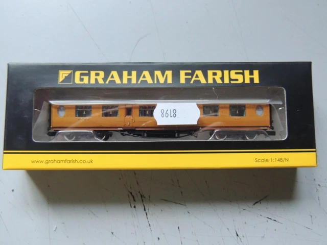 BOXED FARISH N Gauge Thompson First Class Corridor Coach LNER Teak Cat ...