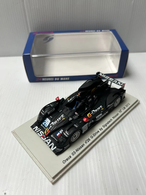 Diecast model cars Oreca Nissan 1/43 Spark 03 No.26G-Drive by Signatech 24h Le M