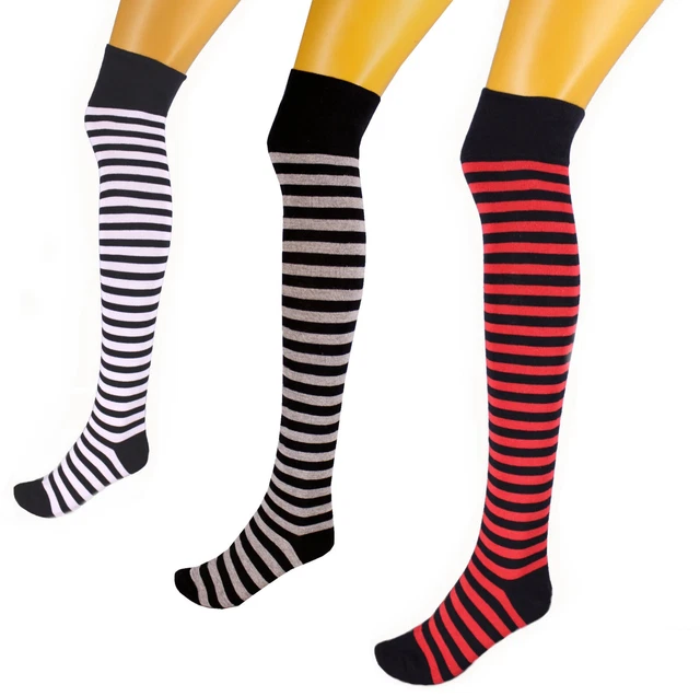 Kuschel Overknee Socken Einfarbige Stricksocken Winter Warm Trachten Lang Hohe Socken