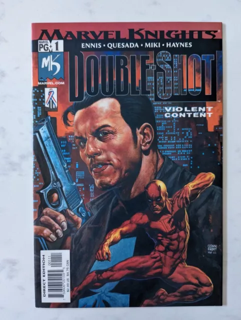 Marvel Knights Double Shot #1 NM 2002 - Punisher - Daredevil - Garth Ennis