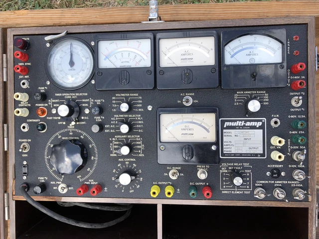 MEGGER AVO BIDDLE MULTI-AMP SR-51 Amp Relay Tester (Used) Retro ...
