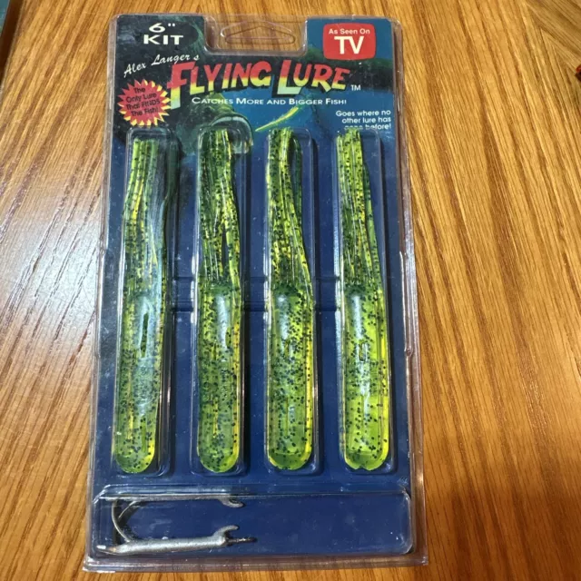 Alex Langers Flying Lure Fishing kit Multi Colors Sizes 28 Rubber