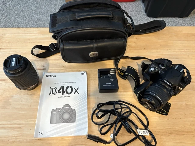 Nikon D40X 18-55mm 55-200mmセット ジャンク Amazon.com : Nikon D40X DSLR Camera with 18-55mm f/3.5-5.6G