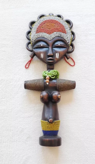 Arte Africano. Talla En Madera Diosa De La Fertilidad. Origen Camerún