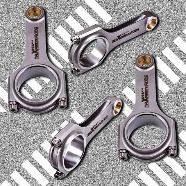 4x Forged 4340 H-Beam Connecting Rods+ARP Bolts for Honda D16 D16Z6 D16Y7 5.394"