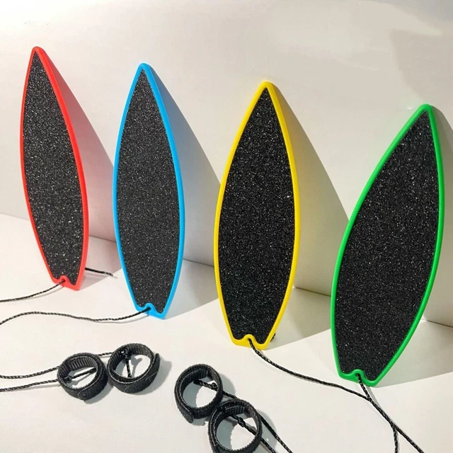 Kiuiom Vinger-surfplank - Mini Surfplank Voor Vingers, 2 Stuks (blauw En Groen) Met Verstelbare Riem, Aerodynamisch Design, Ideaal Voor In De Auto Of Voor De Ventilator, Creatief Speelgoed Voor Jongens En Meisjes