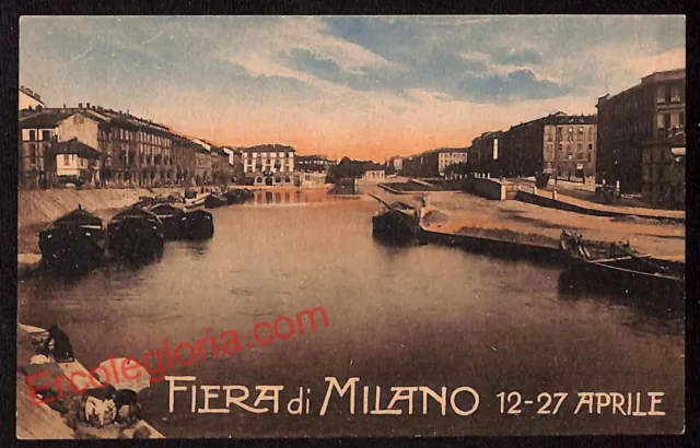 ag9174 - CARTOLINA D'EPOCA - Fiera di Milano - Ponte Ticinese