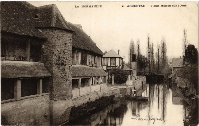 CPA La Normandie - ARGENTAN - Vieille Maison sur l'Orne (435591)