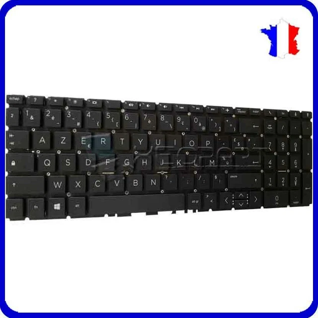 Clavier AZERTY Français Neuf Pour HP 15-da0098nf Et Autres Modèles - Noir, Prêt à Brancher