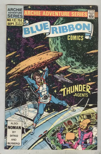 Blue Ribbon Comics #12 September 1984 VG Archie Adventure Series – Ditko Noman