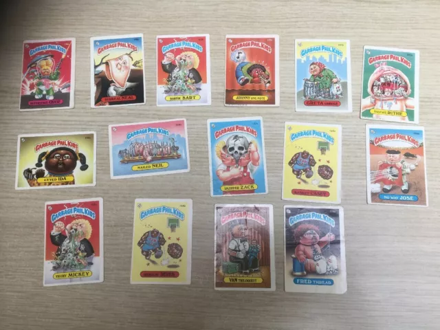 1986 UK Garbage Pail Kids 4th Series Pick The Card You Want