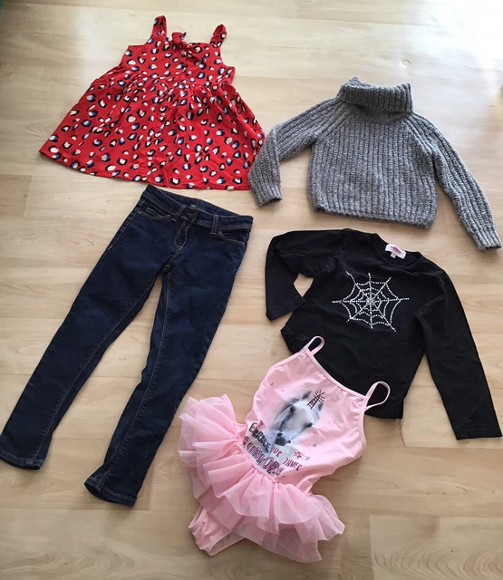 girls clothes bundle 5 items age 5-6 years Next M&S
