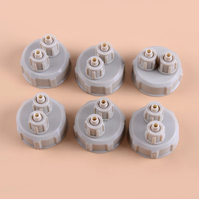 6X Aquarium DIY CO2 Luftdiffusor Generator Reaktor Flaschenverschluss