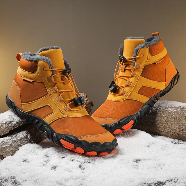WINTER SNOW BOOTS Anti Slip HighTop Booties Trail Running Shoes for