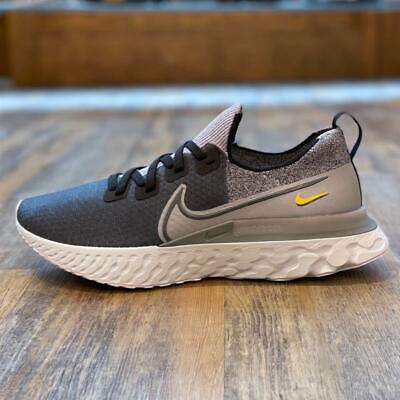 Nike React Infini Course Flyknit Gr.41 Gris DA4661 001 Chaussures Hommes Neuf