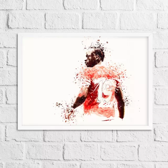 Sadio Mane - Liverpool Inspired Football Art Print Liverpool Fan Gift
