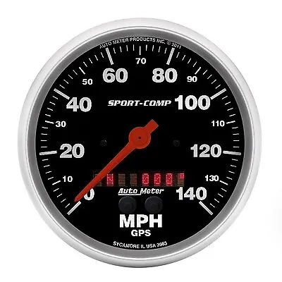 AutoMeter 5in S/C GPS Speedo w/Rally-Nav Display - 3983