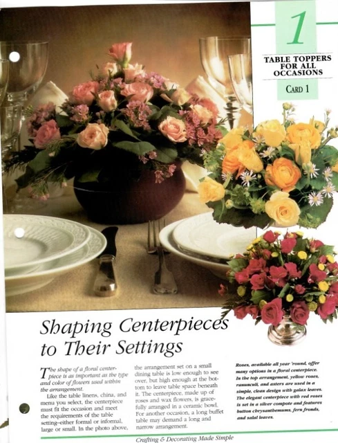 Cómo dar forma a los centros de mesa florales a sus ajustes