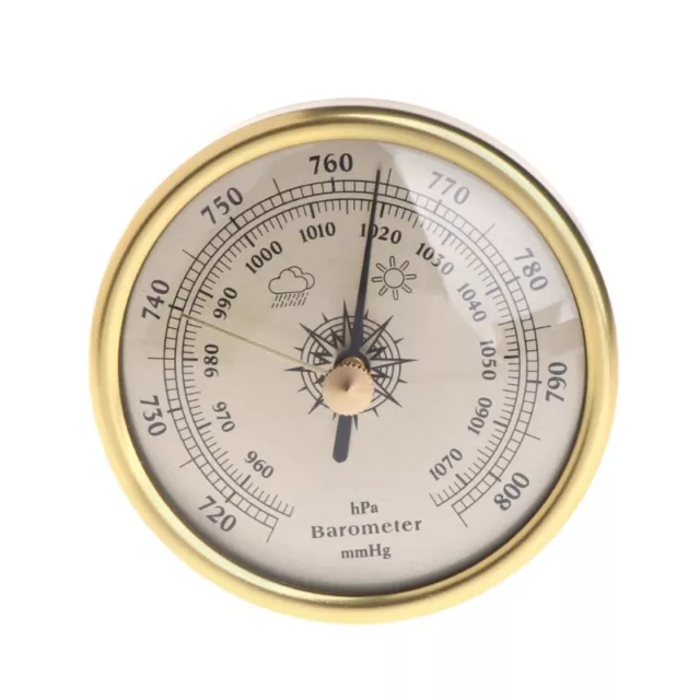 Home Pressure Gauge Metal Wall Barometer Atmospheric Hygrometer