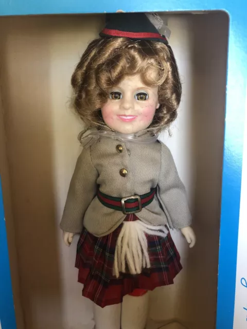 1982 VINTAGE IDEAL 11" SHIRLEY TEMPLE WEE WILLIE WINKIE DOLL in BOX