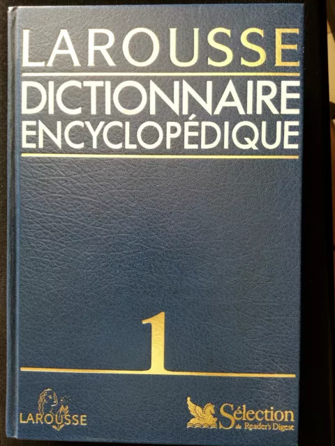 LAROUSSE 1 dictionnaire encyclopédique noms communs 1994