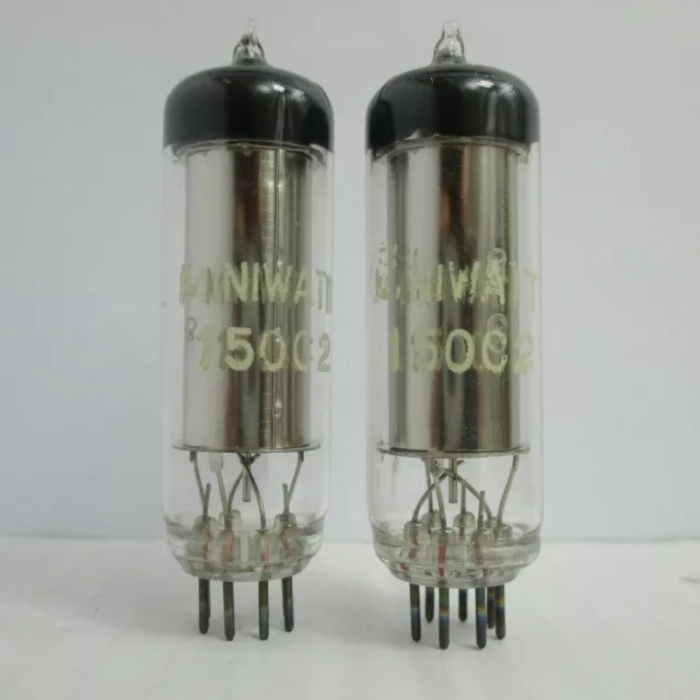 150C2/OA2/CV1832 Philips Mullard Tube Valve , 2 Pezzi, Argento, Testato Stato