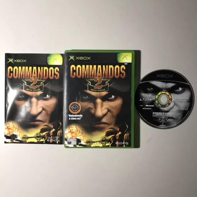 Commandos 2: Men of Courage Original Xbox | Complete Used Fast Dispatch Free P&P