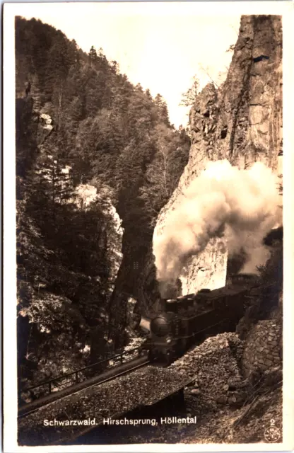 Germany Schwarzwald Hirschsprung Höllental Black Forest Vintage RPPC B152