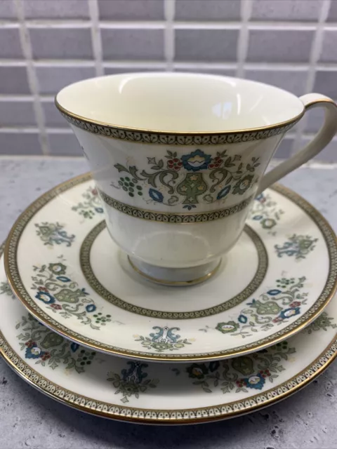 minton henley tea trio cup saucer and side plate vgc 3