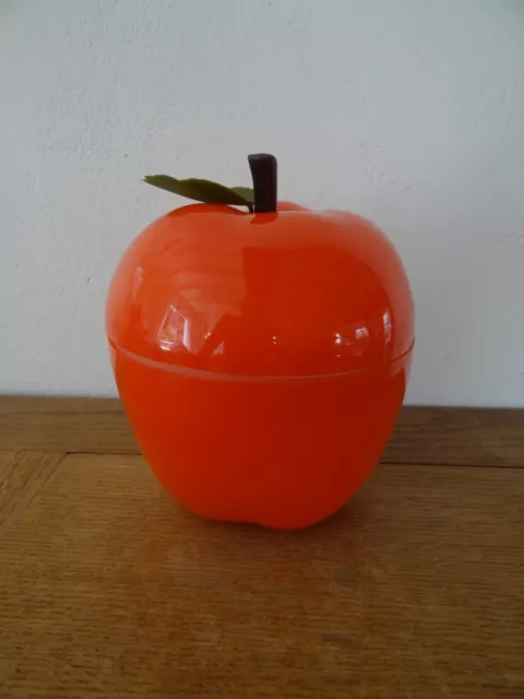 Seau à Glaçon en Forme de Pomme Vintage 1970