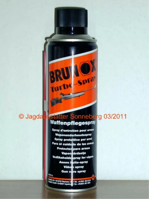BRUNOX TURBO GUN care spray gun oil gun cleaner hunting sports shooters ...
