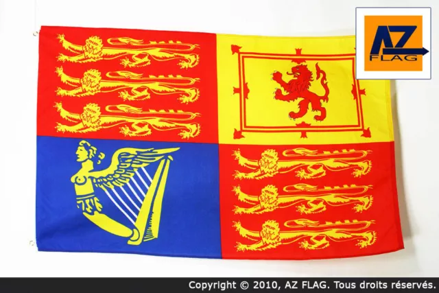 DRAPEAU ROYAL ROYAUME-UNI 150x90cm - DRAPEAU ANGLAIS 90 x 150 cm - DRAPEAUX - Ne