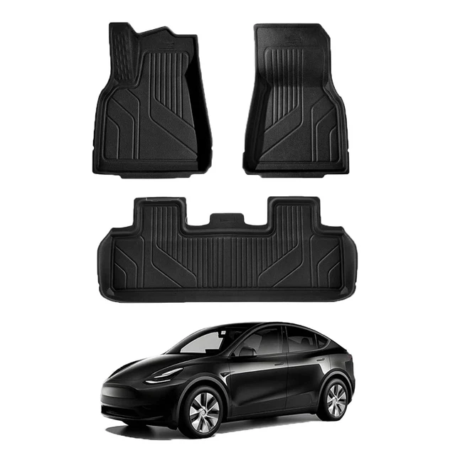 FLOOR MATS SET for 20212023 Tesla Model Y All Weather TPE Liners