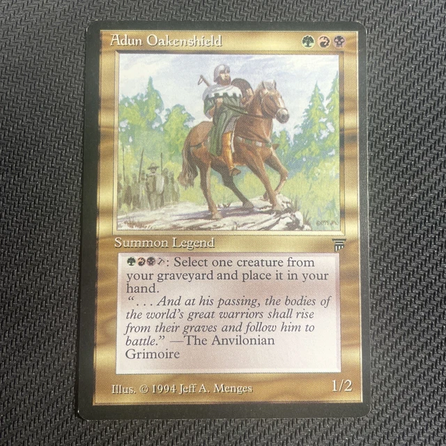 MTG Adun Oakenshield NM **Legends** Reserved List Rare - Magic the Gathering