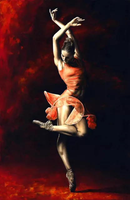 The Passion of Dance - Signed Fine Art Giclée Print Contemporary ballet painting