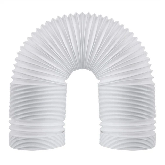 Climatiseur Échappement Tuyau for Portable Remplacement Vent Blanc 6 " Diamètre