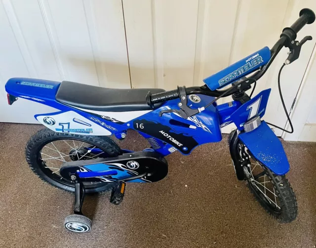 KIDS 16 INCH bike with stabilisers 120.00 PicClick UK